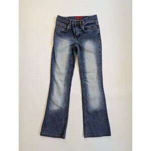 Y2K Vintage Buffalo David Bitton Women's Sand Damaged Jeans Size 25/XS